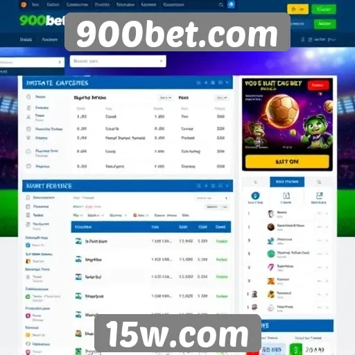 Interface e usabilidade do site 900bet.com